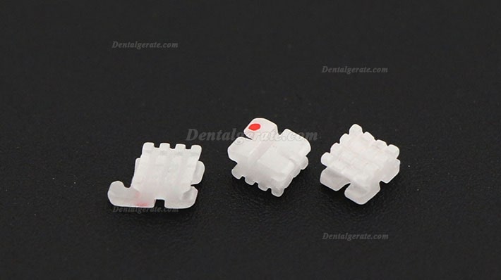 5 Packungen/20 St&uuml;cke Dental Kieferorthop&auml;dische Keramik Bracket St&auml;nder ROTH 022 3 Haken